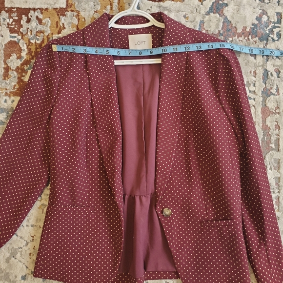 LOFT Polka Dot Blazer - Picture 6 of 6